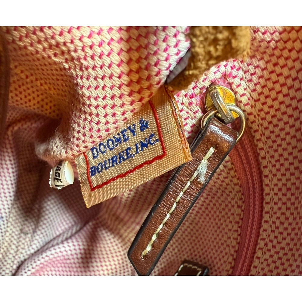 VTG Dooney and Bourke Y2K‎ Letter Carrier Signature Monogram Crossbody Bag Purse - Picture 15 of 15
